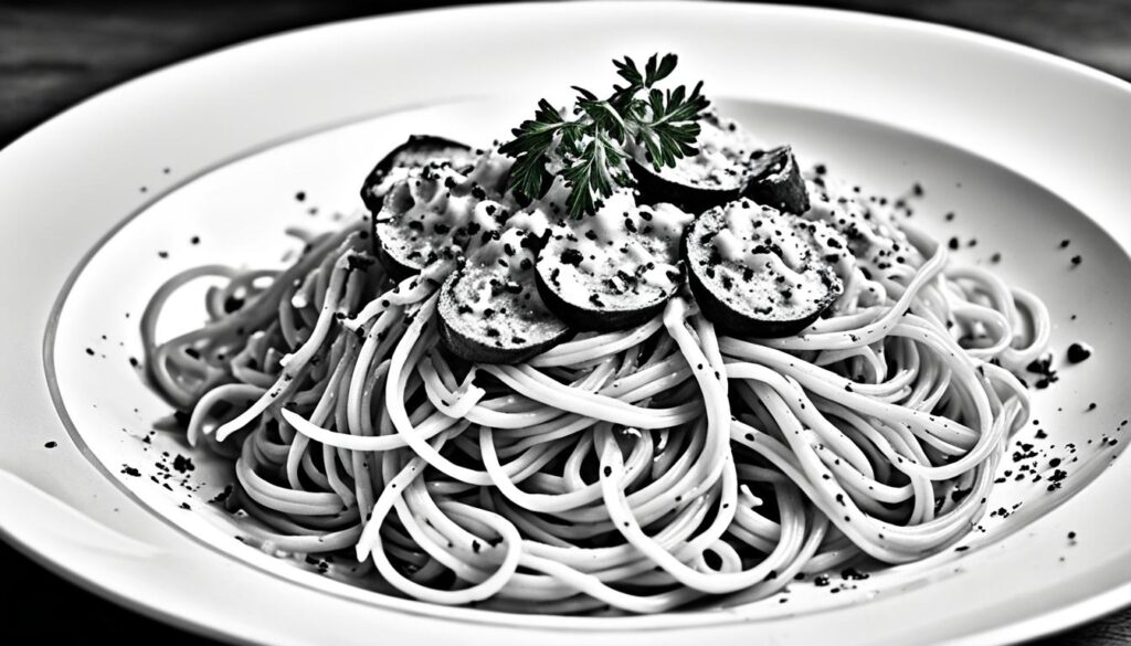 Spaghetti mit Schinken-Sahne-Sauce