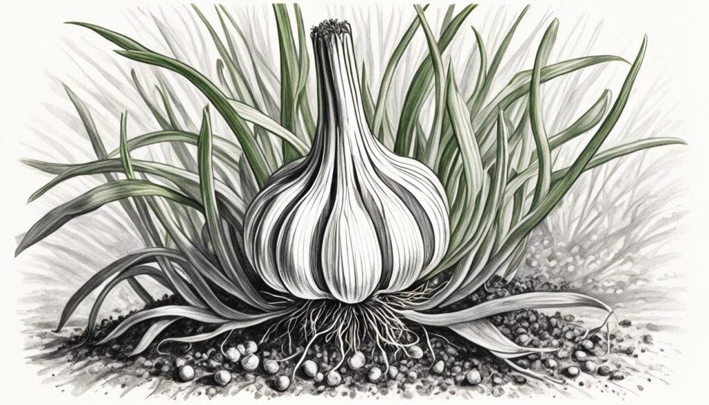 wie wächst knoblauch