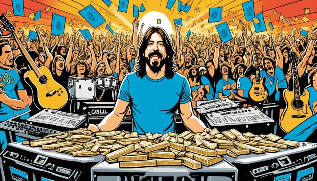 dave grohl Vermögen