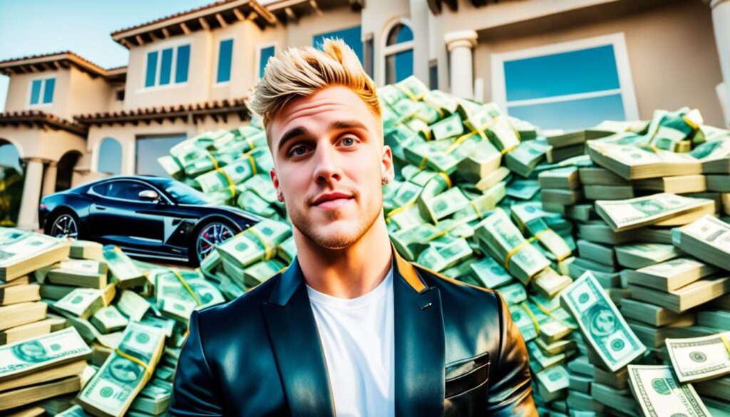 jake paul Vermögen