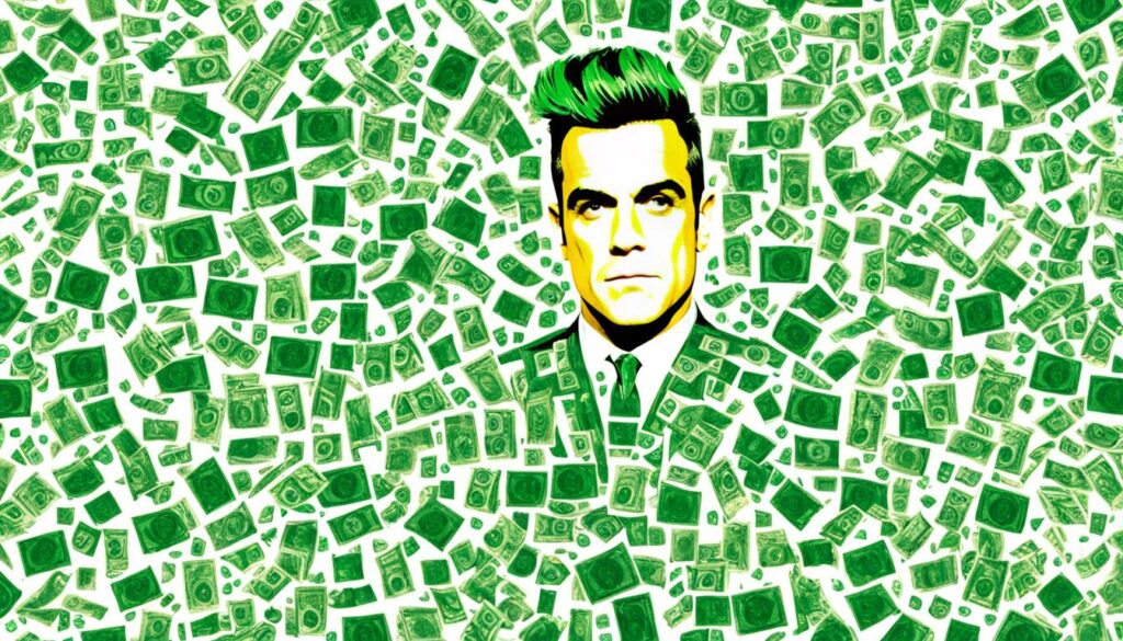 robbie williams Vermögen