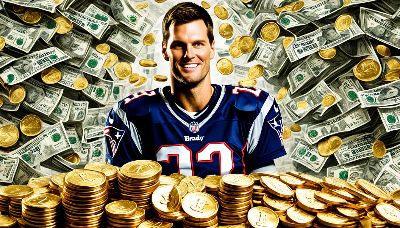 tom brady Vermögen