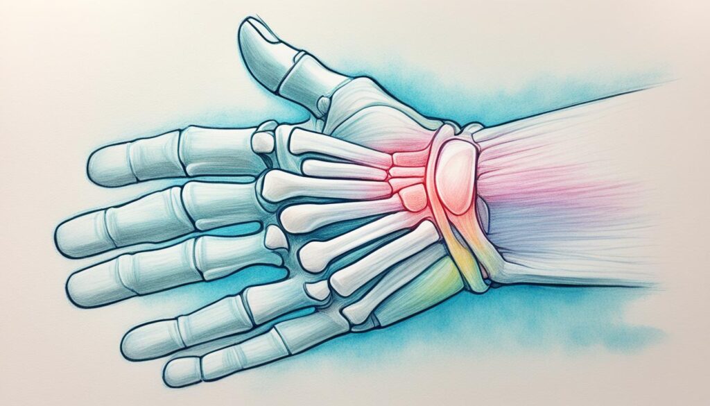 Ganglion Tumor an der Hand