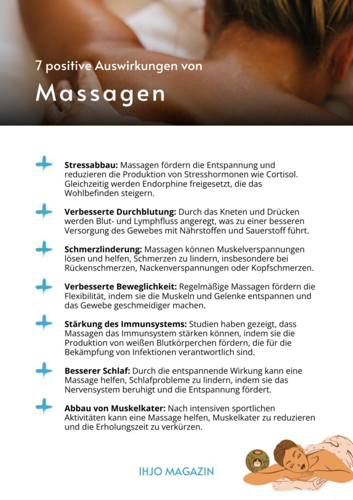 7 positive Auswirkungen von Massagen