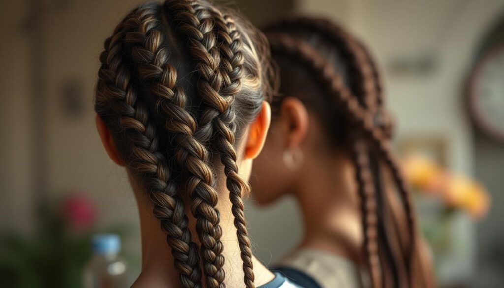 Flechtfrisuren für mittellange Haare