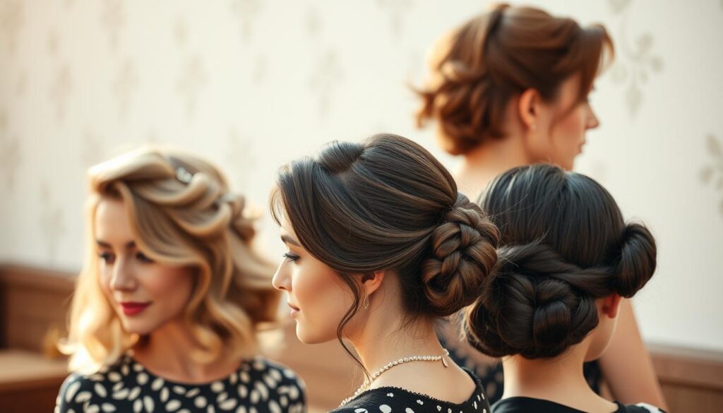 Hochsteckfrisuren für mittellange Haare