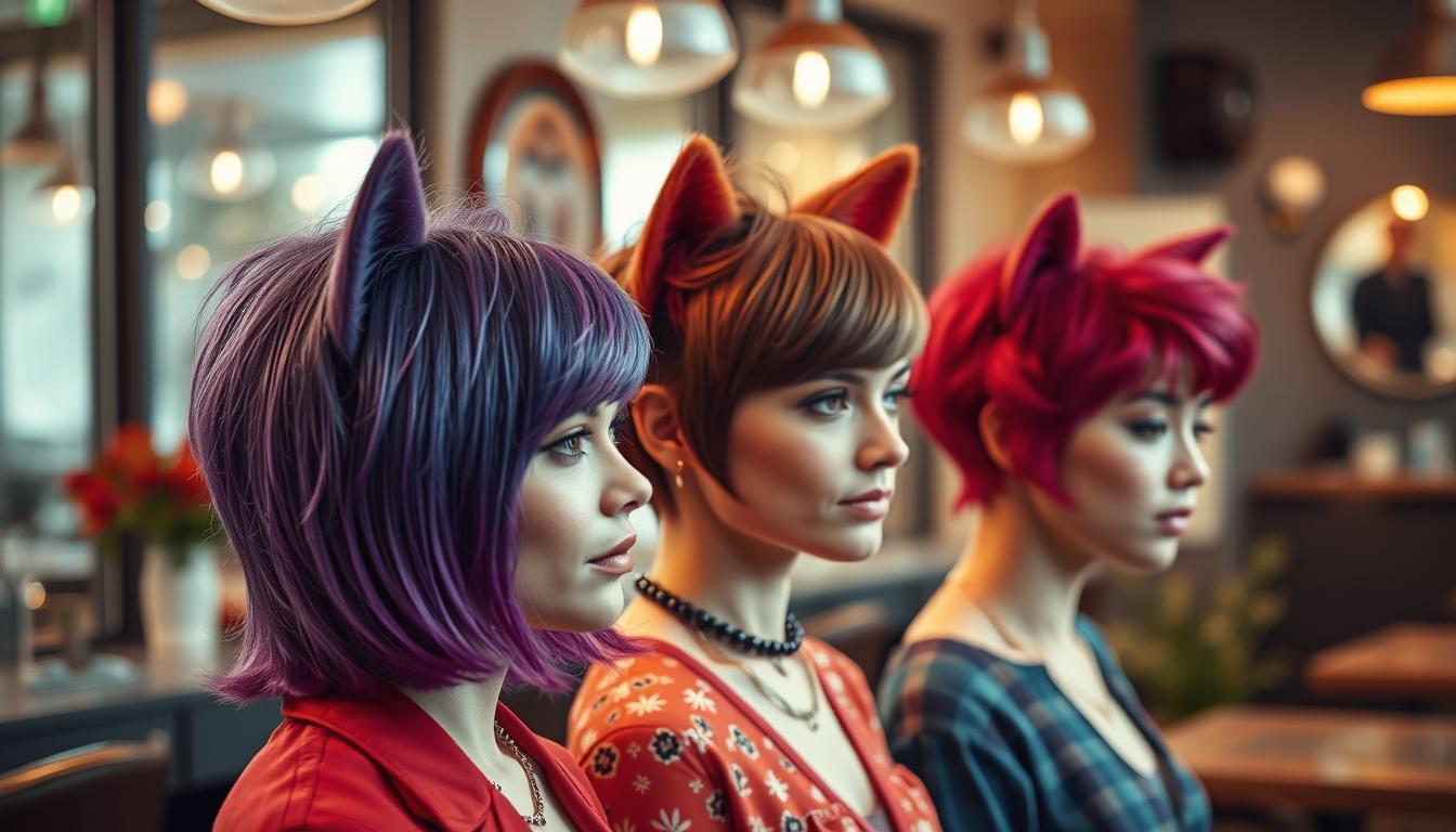 Kitty Cut Frisur