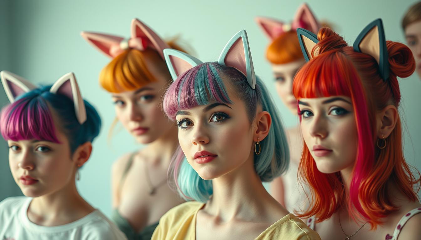 Kitty Cut Frisur