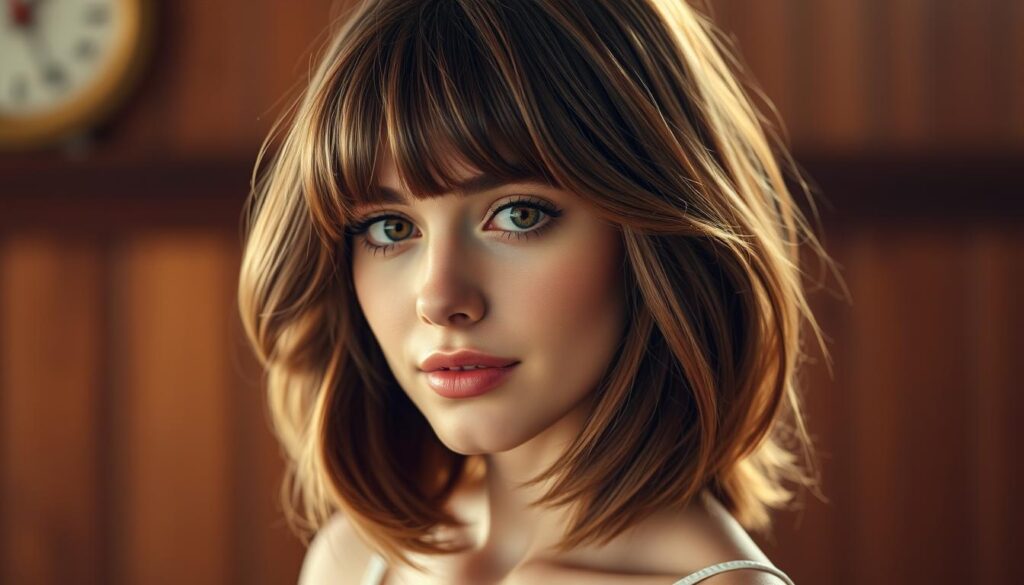 long bob with bangs