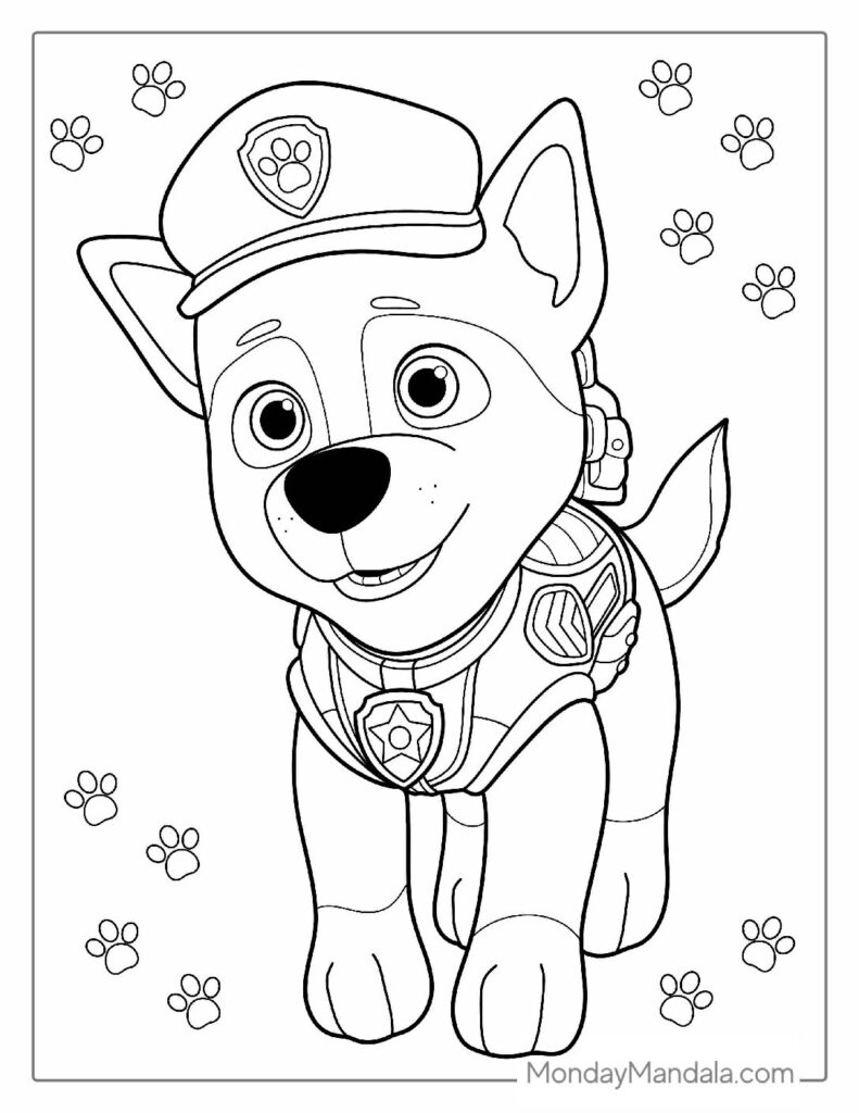 Paw Patrol Ausmalbilder - Gratis Malvorlagen für Kinder IHJO Magazin