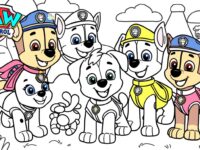 Paw Patrol, Ausmalbilder